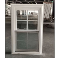 Fenêtre coulissante en PVC UPVC personnalisée Cadre en PVC Isolation thermique Fenêtre à guillotine à économie d'énergie pour usage résidentiel