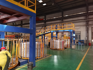 Línea de Producción de Barras de Aluminio de Doble Rodillo de Alto Rendimiento para Barras de 9.5mm con 10 Soportes de Rodillos y Máquina de Fundición de Cuatro Ruedas - Product Image 2