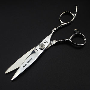 6.0 pouces <span class=keywords><strong>FZC</strong></span> nouveau design de mode, barbier ciseaux plats dent 1 ensemble de 5 types de ciseaux ciseaux ciseaux de coiffure simples - Product Image 5