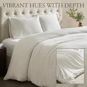 Juego de Ropa de Cama de Lino Orgánico, Elegante, Suave, Duradero y Transpirable, Sábana Plana para Regalos de Hotel y Hogar - Product Image 4