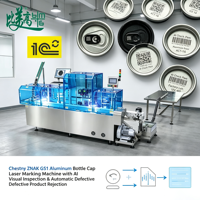 Machine de codage laser pour capuchons en aluminium Russian Honest Mark (Chestny ZNAK) GS1 avec inspection visuelle par IA et rejet automatique des défauts