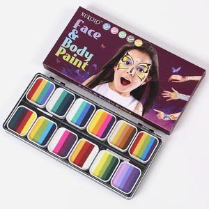 Juego <span class=keywords><strong>de</strong></span> pintura <span class=keywords><strong>de</strong></span> tira <span class=keywords><strong>de</strong></span> arcoíris lavable con degradado <span class=keywords><strong>de</strong></span> 12 colores, Kit <span class=keywords><strong>de</strong></span> pinturas faciales <span class=keywords><strong>para</strong></span> niños, paleta <span class=keywords><strong>de</strong></span> <span class=keywords><strong>maquillaje</strong></span>, cuerpo <span class=keywords><strong>de</strong></span> bolígrafo <span class=keywords><strong>de</strong></span> <span class=keywords><strong>Halloween</strong></span> - Product Image 5