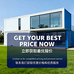 Мобильный дом-контейнер из сэндвич-панелей с сертификатом CE, высококачественный, дышащий, быстрая доставка, стальная спальня, для супермаркета/жилья - Product Image 6