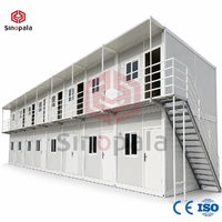 Maison conteneur modulaire pliable, mini-maison durable pour usage sur site, idéale pour les camps de travailleurs et les commandes en gros pour entrepreneurs