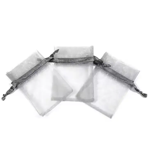 Imprimé personnalisé argent 3x4 <span class=keywords><strong>lavande</strong></span> pure Organza enveloppe cadeau Rose sacs à provisions mariage cordon bijoux mini <span class=keywords><strong>sac</strong></span> - Product Image 3