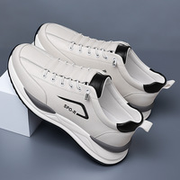 Nouveaux mocassins pour hommes automne-hiver, chaussures de conduite décontractées, baskets polyvalentes à semelle souple et tendance, chaussures en cuir.
