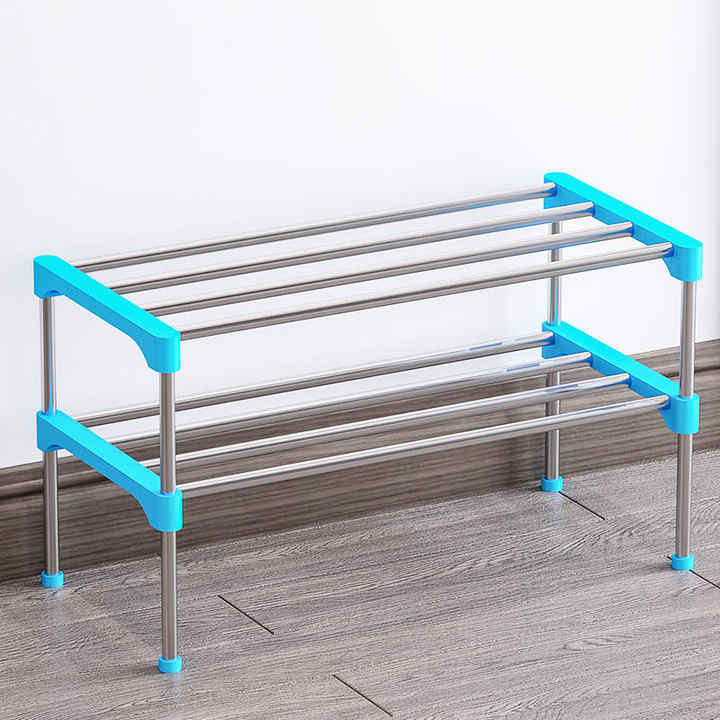 Wholesale Scarpiera Simple Galvanized Shoe Rack Stand DIY Stackable ...