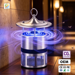 Piège à moustiques étanche à aspiration, sans produits chimiques, à dioxyde de carbone, pour espaces publics, fabricant OEM ODM - Product Image 1