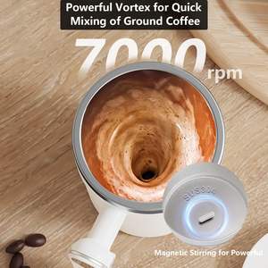 आधुनिक डिजाइन कॉफी मग रिसाव प्रमाण 304 स्टेनलेस स्टील मग स्वस्थ स्वचालित उत्तेजक मग बहु कार्यात्मक इलेक्ट्रिक दूध कप - Product Image 5