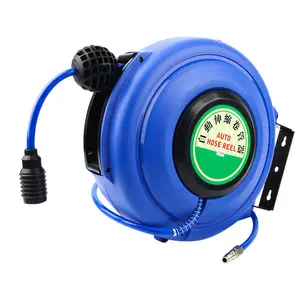 12m-15m Wall Mounted Pneumatic Compressor Automatic Compressed Air Hose Reel For Industrial