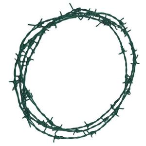 <span class=keywords><strong>Fil</strong></span> <span class=keywords><strong>de</strong></span> <span class=keywords><strong>fer</strong></span> barbelé anti-escalade <span class=keywords><strong>de</strong></span> haute qualité, 1,8 mm 2 mm, 2 brins, recouvert <span class=keywords><strong>de</strong></span> PVC, bobine <span class=keywords><strong>de</strong></span> 500 m pour usage agricole - Product Image 2