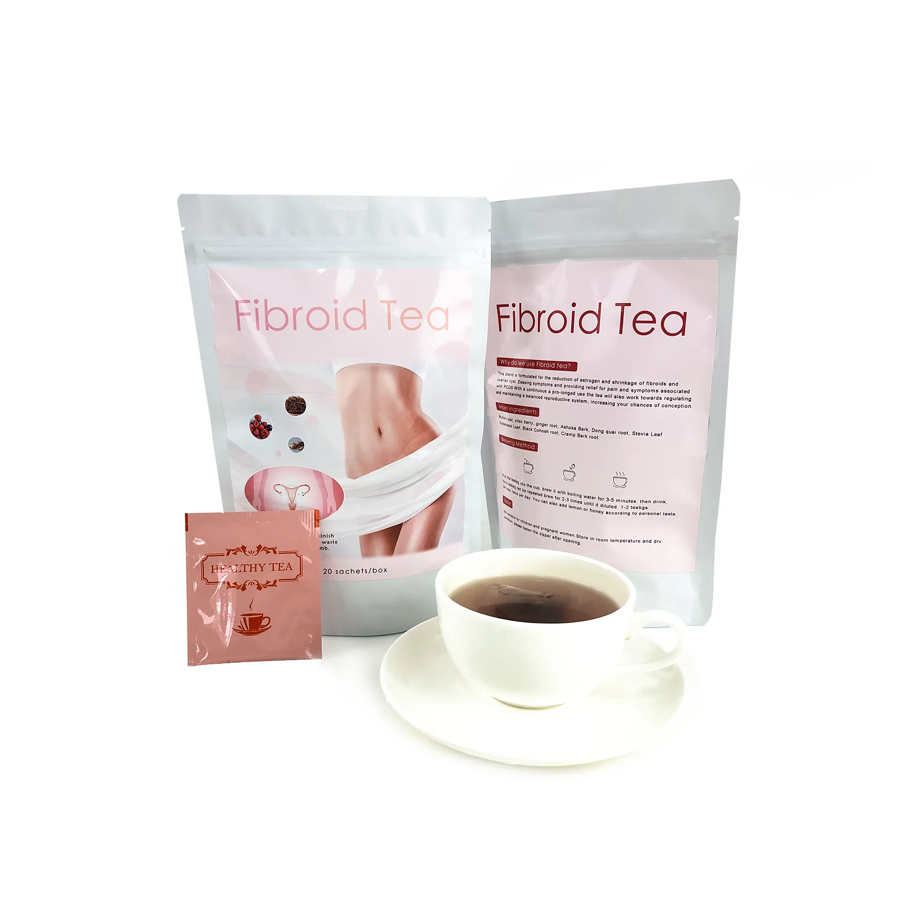 free sample Organic private label 100% herbal female libido tea to warm womb detox supplement