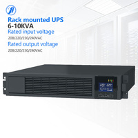 Fuente de Alimentación UPS Huayu HY-UR1102s de 1KVA, Monofásica, 220VAC, Onda Sinusoidal Pura, Diseño de Rack para Centro de Datos/Computadora/Servidor