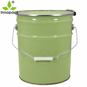 Fusto in metallo da 20L per vernici, secchio in banda stagnata con coperchio a morsetto, fusto per prodotti chimici, fusto in ferro - Product Image 3