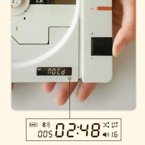 Factory <b>Custom</b> Retro Hi Fi BT Portable <b>CD</b> Player for Music Lover with Rechargeable Battery and Type C Interface - Product Image 6