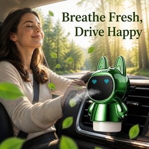 Mini Difusor de Carro em Formato de Coelho, Remove Fumaça e Odor, Estrutura Estável e à Prova de Vazamentos, Ideal para Presentes Criativos - Product Image 5