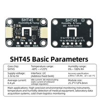 El módulo sensor de temperatura y humedad SHT41/SHT45 es compatible con la aguja Stemma Qt/Qwiic sin soldadura