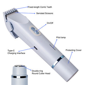 2 In 1 Bikini Trimmer Voor Vrouwen Pijnloos Elektrisch Scheermes Draadloze Lichaam Scheerapparaat Voor Reis Vervangbaar Dame Gezichtsscheermes - Product Image 5