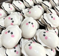 Knapperig knuffeldier van TPR, fruitvormig, anti-stress fidget toy, knijptoy, unisex cadeau