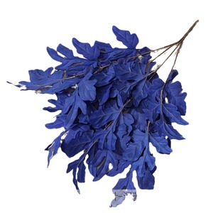 Artesanía Ingeniosa, Follaje Artificial Azul Intenso, Flores de Seda de Alta Simulación, Decoraciones para Bodas - Product Image 1