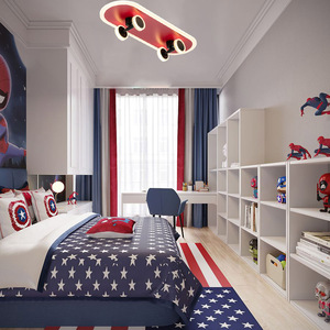 Plafonnier LED blanc chaud (3000K) pour enfants, style <span class=keywords><strong>skateboard</strong></span> - Product Image 4