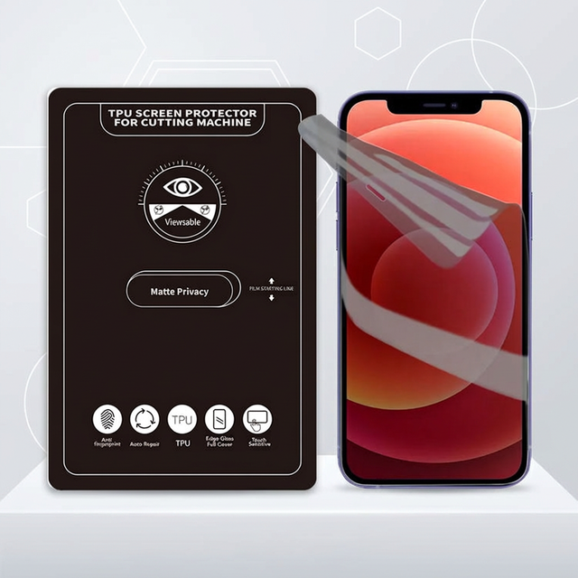 Privacy Hydrogel Screen Protector Film High Sensitivity Soft TPU Protective Film (Not Tempered Film) for iPhone Samsung General