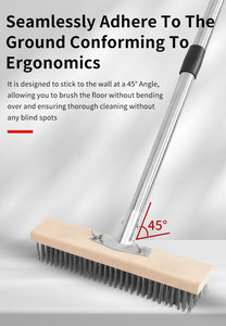 <span class=keywords><strong>Brosse</strong></span> métallique à manche en acier inoxydable <span class=keywords><strong>Brosse</strong></span> métallique pour jardin de <span class=keywords><strong>piscine</strong></span> commerciale <span class=keywords><strong>Brosse</strong></span> à poils en acier inoxydable - Product Image 3