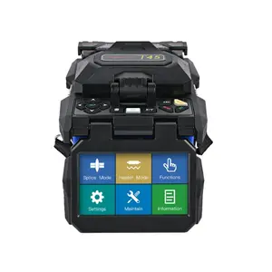 Venta caliente 7S Fast T45 Core Alignment Ftth Fusion Splicer Machine Empalmador de fusión de fibra óptica