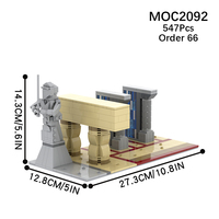 Space Wars Order 66 MOC MOOXI MOC2092 Série de jouets de film DIY Jouets pour enfants garçons filles Briques de construction