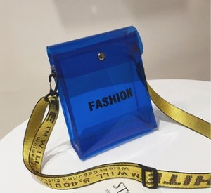 กระเป๋าช้อปปิ้งพีวีซีใสกันน้ำทรงสี่เหลี่ยมสำหรับผู้หญิง - Product Image 5