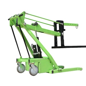 Yuanda High Quality Portable Electric Forklift Hand-push Folding Boom <strong>Truck</strong> Fork Type Small Olecranon <strong>Clamp</strong> Crane - Product Image 2