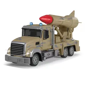 Mainan Truk Militer Anak Laki-laki 1:24 Mainan Kendaraan Militer Remote Control Mobil Rudal Tentara Rc