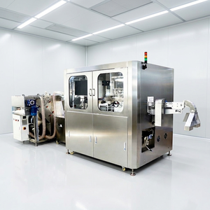 Machine de marquage laser double face pour bouchons de boissons en plastique – Gravure de codes Datamatrix/informations – Liaison de données à double code pour la traçabilité - Product Image 1