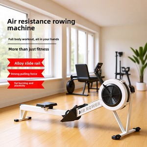 <span class=keywords><strong>Rameur</strong></span> <span class=keywords><strong>hydraulique</strong></span> professionnel à double rame, capacité 120 kg, résistance réglable, équipement de fitness cardio, machine d'entraînement pour la maison - Product Image 1