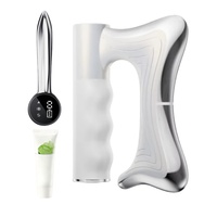 Couteau de massage électrique chauffant 4-en-1 ergonomique rechargeable Gua Sha avec chaleur et vibrations EMS pour les tissus profonds et les muscles