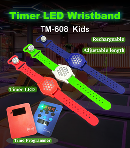 Soffa điều khiển từ xa <span class=keywords><strong>LED</strong></span> Vòng đeo tay Nguồn cung cấp bên hẹn giờ dây đeo cổ tay nhảy công viên Vòng đeo tay chronomtre khuyến mại kinh doanh Quà Tặng - Product Image 5