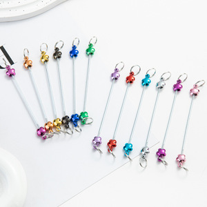 Llaveros de Metal con Cuentas en Forma de Corazón, Multicolores, con Ganchos, a la Moda, Impermeables, Ligeros, para Regalos Personalizados - Product Image 6