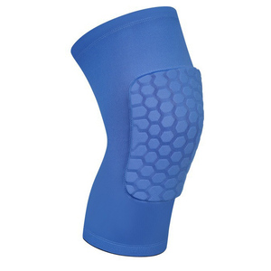 Chaussettes de compression sans pieds en nid d'abeille pour le basketball, le cyclisme, le football, le volleyball, l'entraînement, avec protection des genoux et des jambes - Product Image 6
