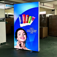 Caja de Luz LED Personalizada de Fábrica con Tela SEG, Pantalla Extensible Retroiluminada, Marco de Aluminio para Montaje en Pared, Caja de Luz Publicitaria para Tiendas Minoristas