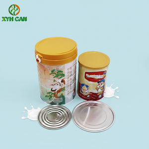 Food-grade Round sealed Tin <strong>Cans</strong> Made of Iron, Metal <strong>Cans</strong> for Powdered Milk, Suitable for Packaging Cookies and <strong>Pumpkin</strong> Powder - Product Image 1