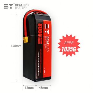 BT LiPo 8000MAh 6S 65C Battery Special for <b>RC</b> Model Aircraft 6th Generation LiPo Battery Technology - Product Image 3