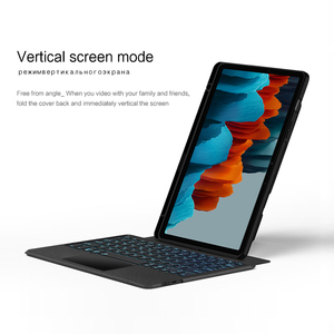 RUIDIAN retroilluminato RGB tastiera Wireless astuta custodia per scheda <span class=keywords><strong>S7</strong></span> <span class=keywords><strong>FE</strong></span>/A7/A8-Replace tastiera portatile con Mouse Touchpad - Product Image 5