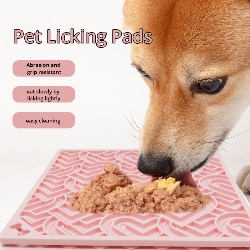lick mats dog heart shaped