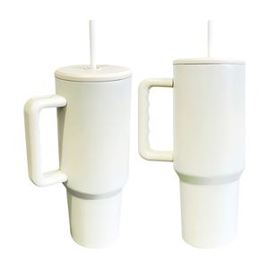 Gobelet isotherme H3.0 de 40 oz en acier inoxydable à double paroi, vierge, coloré mat brillant, avec couvercles, pour impression DIY par sublimation - Product Image 3