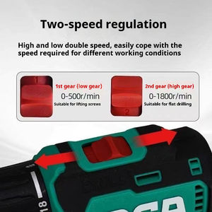 Dongchengハイパワーブラシレス1604 DCAリチウム電池インパクトドリル500W新パワーツールキーレスチャックOEMカスタマイズ可能 - Product Image 5