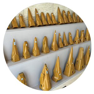 Esportazione in fabbrica di macchinari da costruzione durevoli accessori per escavatore in acciaio fusione benna denti adatti per la frantumazione di roccia mineraria - Product Image 5