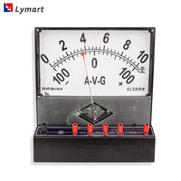 Pengukur tegangan listrik, Amperemeter Voltmeter 100ua 2.5a 10 V kondisi baru pengukur Demo plastik