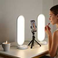 Lampe de remplissage LED professionnelle pour bureau, 3000-6500K, panneau lumineux vidéo à intensité réglable, éclairage doux pour photographie et diffusion en direct