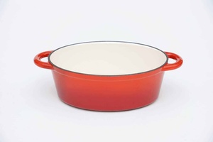Varios juegos de utensilios de cocina de hierro fundido esmaltado seguro, cazuela esmaltada, Horno Holandés, juego de cocina de sartén - Product Image 5
