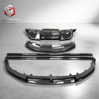 Kit carrosserie complet en fibre de carbone pour Audi E-tron GT RS 2021-2026 Style FD Lame avant Jupes latérales Lame arrière Becquet arrière